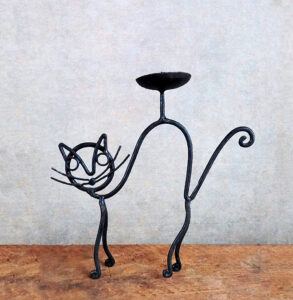 Cat Candle Stand